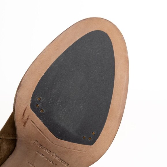 Officine Creative Josee 006 Boots Brown Suede Bootie Italy Handmade EU 36.5 NEW - Picture 8 of 16